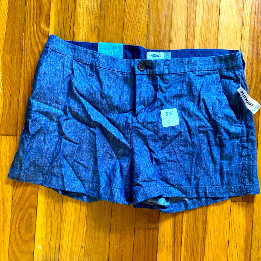 Old navy chambray shorts NWT
